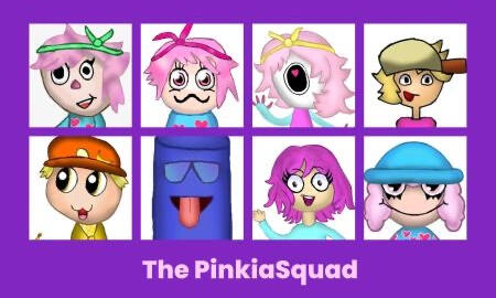 The PinkiaSquad Logo